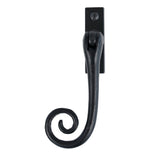 From The Anvil - Black Slim Monkeytail Espag - LH | Sku. 33243 | Trade Door Handles.