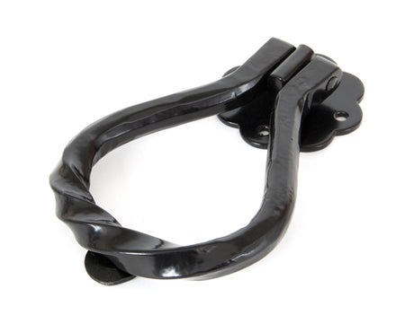 From The Anvil - Black Pear Shaped Door Knocker | Sku. 33246 | Trade Door Handles.