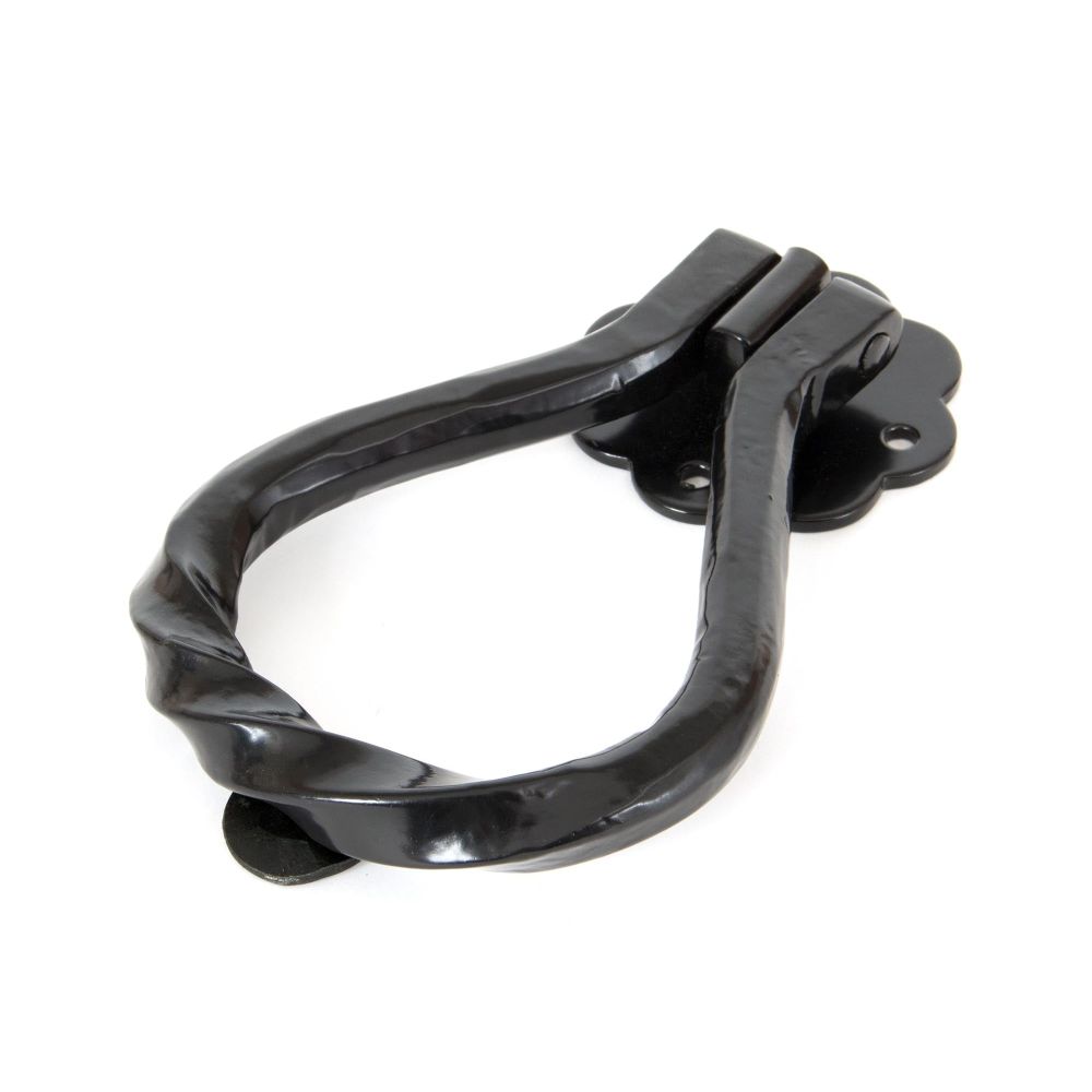 From The Anvil - Black Pear Shaped Door Knocker | Sku. 33246 | Trade Door Handles.