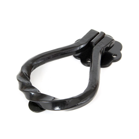 From The Anvil - Black Pear Shaped Door Knocker | Sku. 33246 | Trade Door Handles.