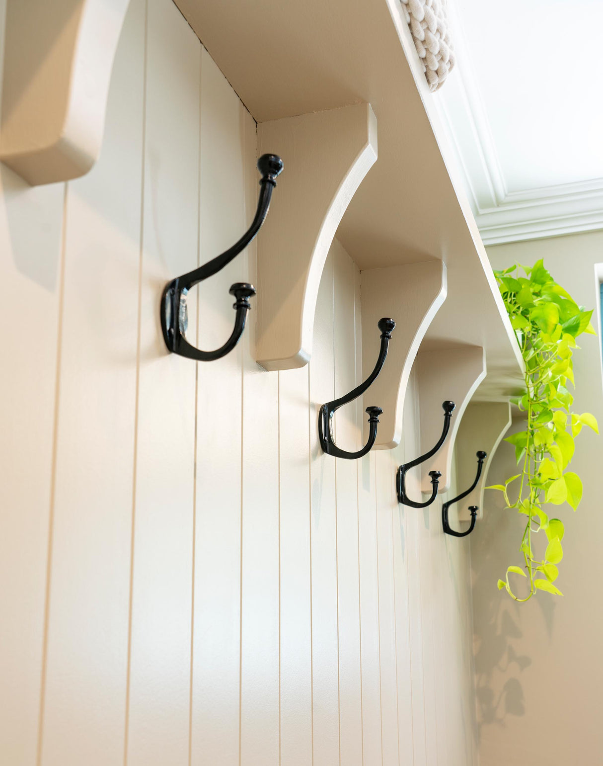 From The Anvil - Black 7 3/4" Hat & Coat Hook | Sku. 33249 | Trade Door Handles.