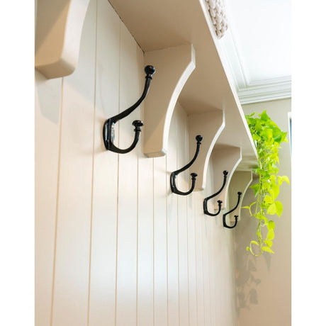From The Anvil - Black 7 3/4" Hat & Coat Hook | Sku. 33249 | Trade Door Handles.