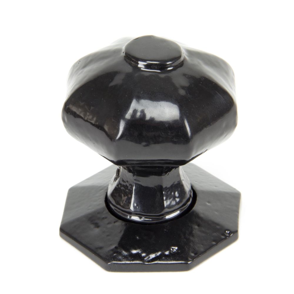 From The Anvil - Black Octagonal Mortice/Rim Knob Set | Sku. 33250 | Trade Door Handles.