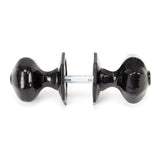 From The Anvil - Black Octagonal Mortice/Rim Knob Set | Sku. 33250 | Trade Door Handles.