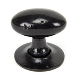 From The Anvil - Black Oval Mortice/Rim Knob Set | Sku. 33251 | Trade Door Handles.