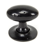 From The Anvil - Black Oval Mortice/Rim Knob Set | Sku. 33251 | Trade Door Handles.