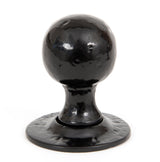 From The Anvil - Black Round Mortice/Rim Knob Set | Sku. 33252 | Trade Door Handles.