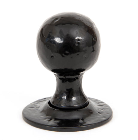 From The Anvil - Black Round Mortice/Rim Knob Set | Sku. 33252 | Trade Door Handles.