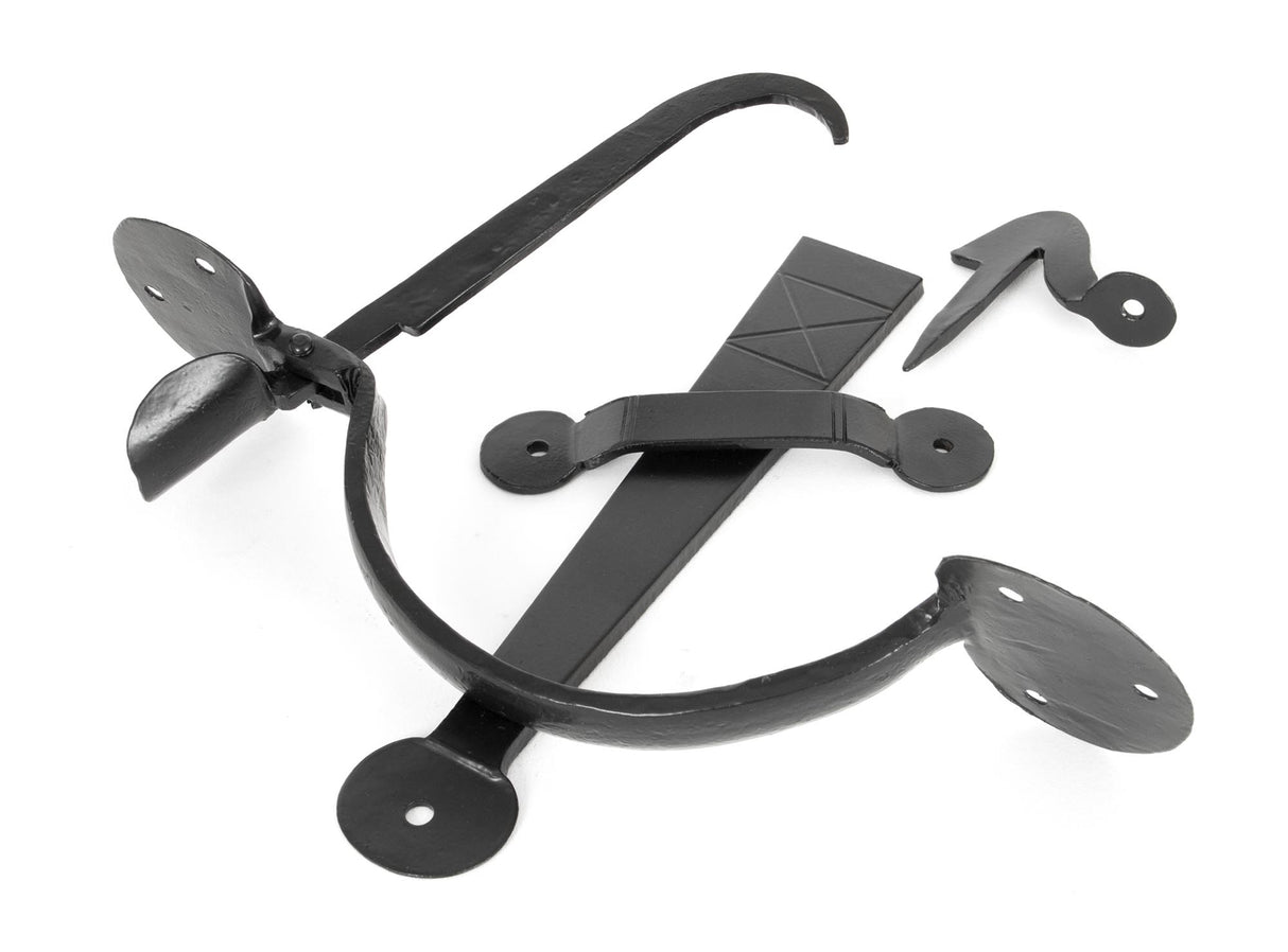 From The Anvil - Black Heavy Bean Thumblatch | Sku. 33253 | Trade Door Handles.