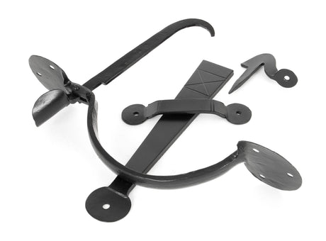 From The Anvil - Black Heavy Bean Thumblatch | Sku. 33253 | Trade Door Handles.