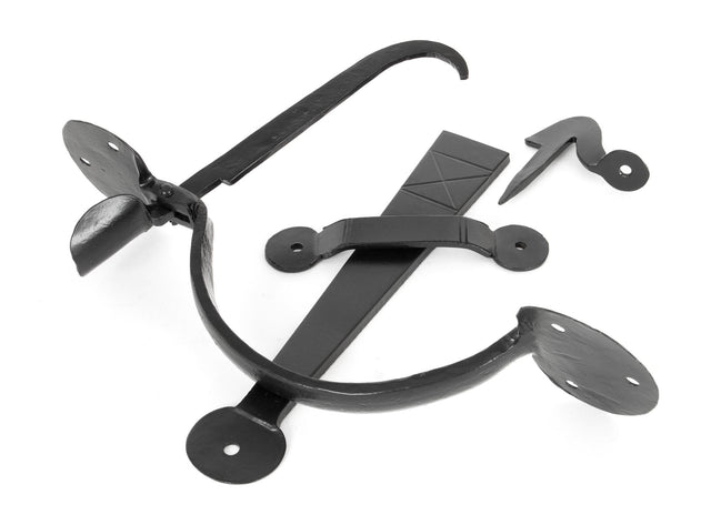 From The Anvil - Black Heavy Bean Thumblatch | Sku. 33253 | Trade Door Handles.