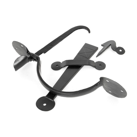 From The Anvil - Black Heavy Bean Thumblatch | Sku. 33253 | Trade Door Handles.