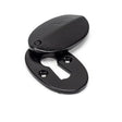 From The Anvil - Black Oval Escutcheon & Cover | Sku. 33254 | Trade Door Handles.