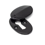 From The Anvil - Black Oval Escutcheon & Cover | Sku. 33254 | Trade Door Handles.
