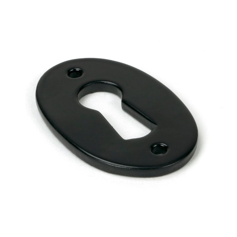From The Anvil - Black Oval Escutcheon | Sku. 33255 | Trade Door Handles.