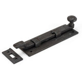 From The Anvil - Beeswax 6" Cranked Knob Bolt | Sku. 33263 | Trade Door Handles.