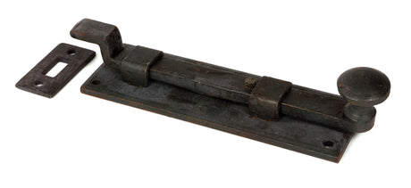 From The Anvil - Beeswax 6" Cranked Knob Bolt | Sku. 33263 | Trade Door Handles.