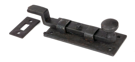 From The Anvil - Beeswax 4" Cranked Knob Bolt | Sku. 33264 | Trade Door Handles.