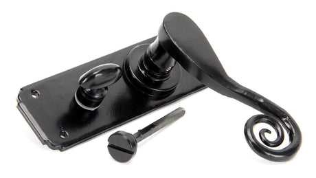 From The Anvil - Black Monkeytail Lever Bathroom Set | Sku. 33266 | Trade Door Handles.