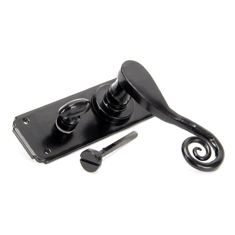 From The Anvil - Black Monkeytail Lever Bathroom Set | Sku. 33266 | Trade Door Handles.