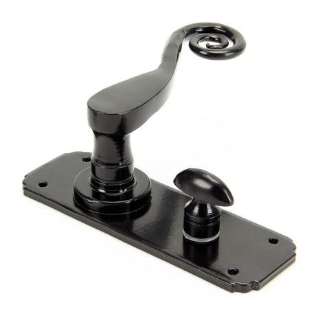 From The Anvil - Black Monkeytail Lever Bathroom Set | Sku. 33266 | Trade Door Handles.