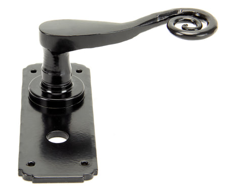 From The Anvil - Black Monkeytail Lever Bathroom Set | Sku. 33266 | Trade Door Handles.