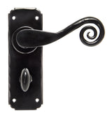 From The Anvil - Black Monkeytail Lever Bathroom Set | Sku. 33266 | Trade Door Handles.