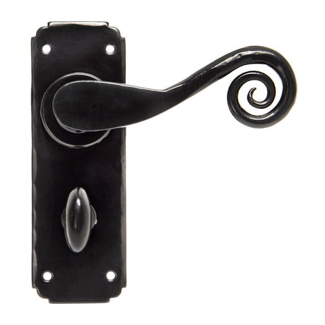 From The Anvil - Black Monkeytail Lever Bathroom Set | Sku. 33266 | Trade Door Handles.