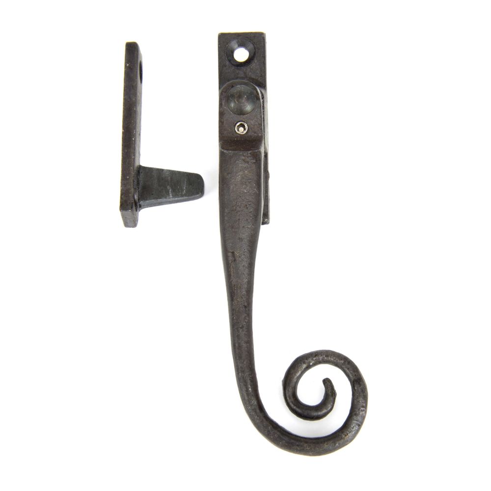 From The Anvil - Beeswax RH Locking Night-vent Monkeytail Fastener | Sku. 33268 | Trade Door Handles.