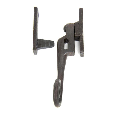 From The Anvil - Beeswax RH Locking Night-vent Monkeytail Fastener | Sku. 33268 | Trade Door Handles.