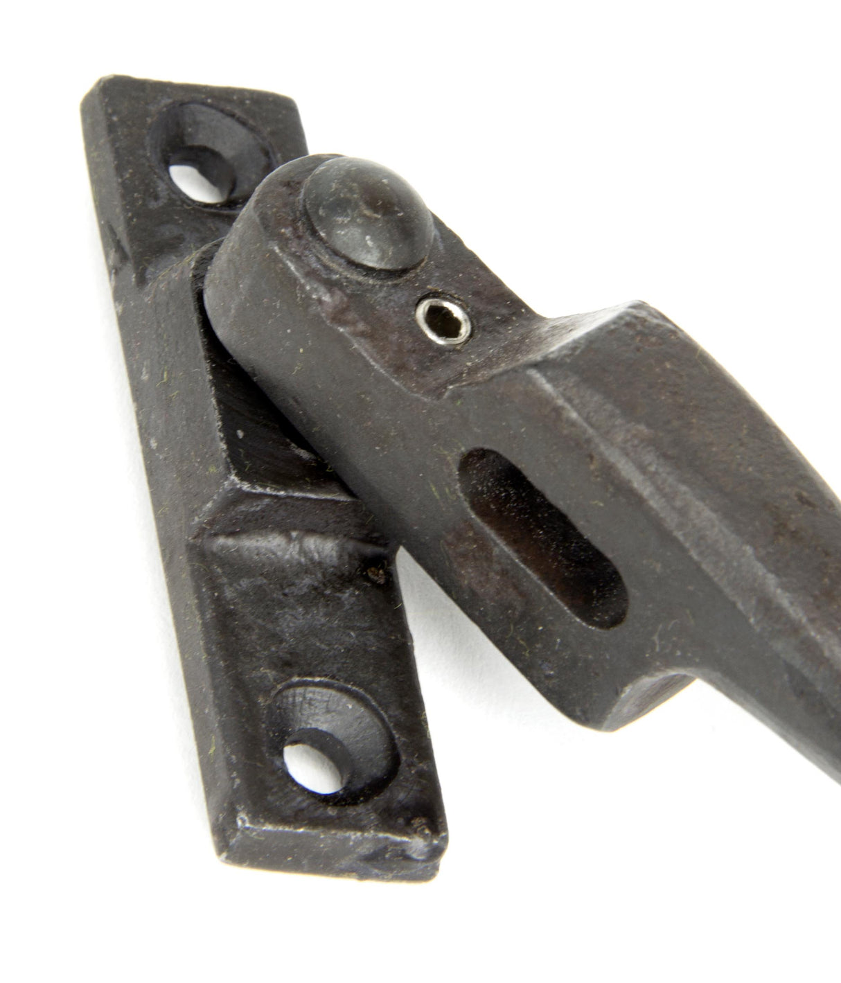 From The Anvil - Beeswax RH Locking Night-vent Monkeytail Fastener | Sku. 33268 | Trade Door Handles.