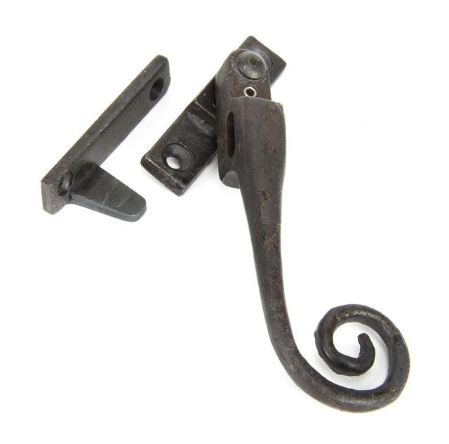 From The Anvil - Beeswax RH Locking Night-vent Monkeytail Fastener | Sku. 33268 | Trade Door Handles.