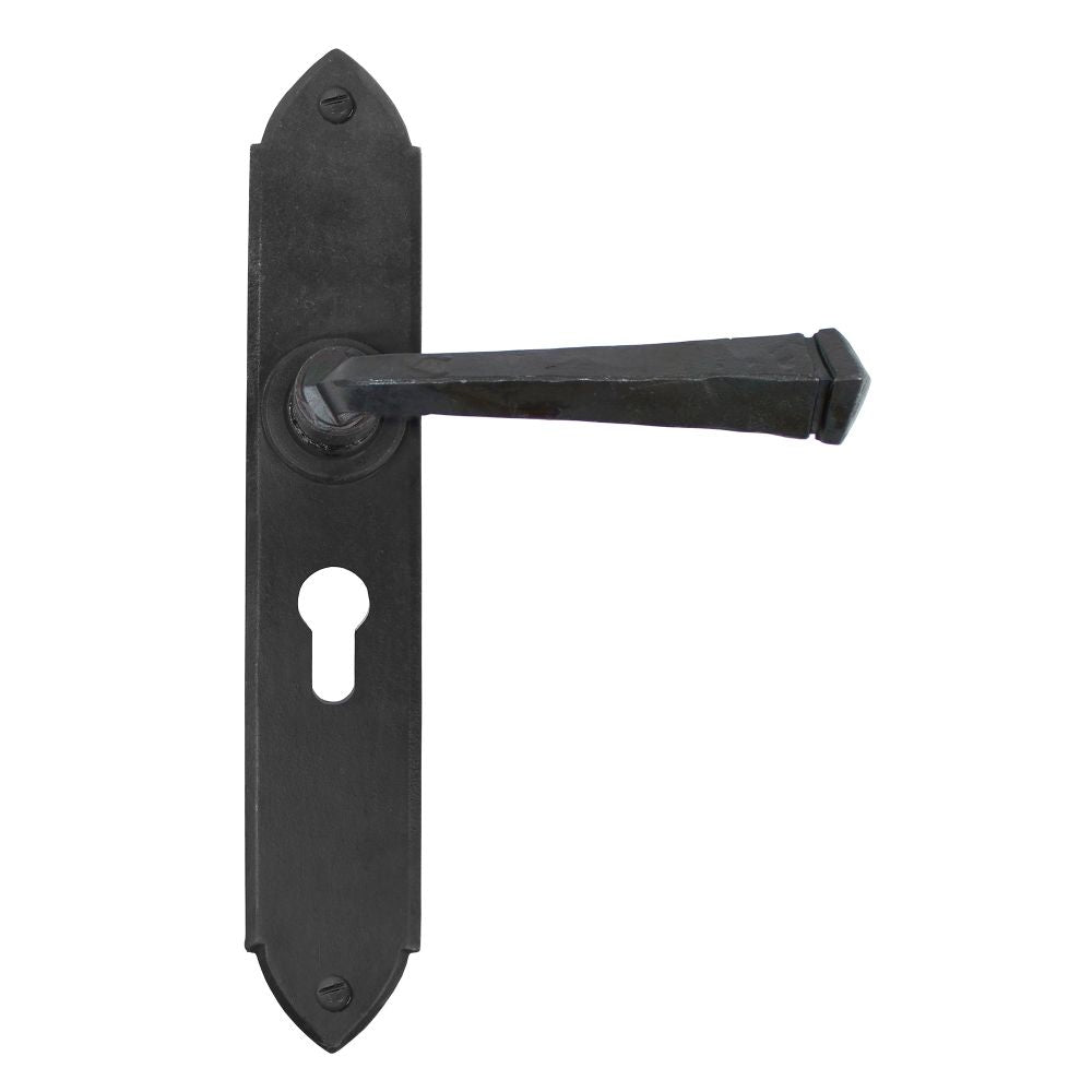 From The Anvil - Beeswax Gothic Lever Euro Lock Set | Sku. 33269 | Trade Door Handles.