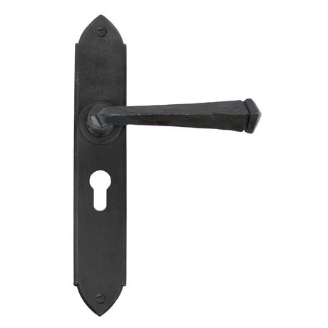 From The Anvil - Beeswax Gothic Lever Euro Lock Set | Sku. 33269 | Trade Door Handles.