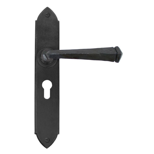 From The Anvil - Beeswax Gothic Lever Euro Lock Set | Sku. 33269 | Trade Door Handles.