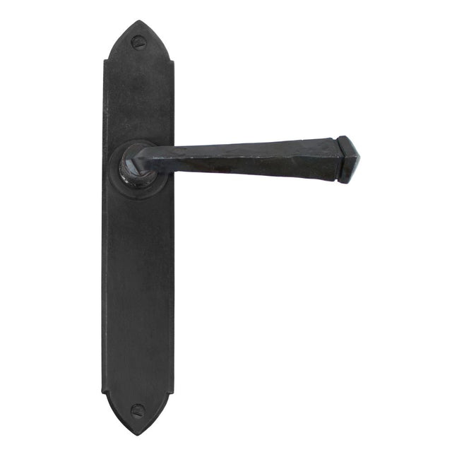 From The Anvil - Beeswax Gothic Lever Latch Set | Sku. 33270 | Trade Door Handles.