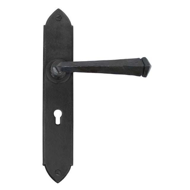 From The Anvil - Beeswax Gothic Lever Lock Set | Sku. 33271 | Trade Door Handles.
