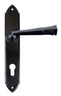 From The Anvil - Black Gothic Lever Espag. Lock Set | Sku. 33273 | Trade Door Handles.