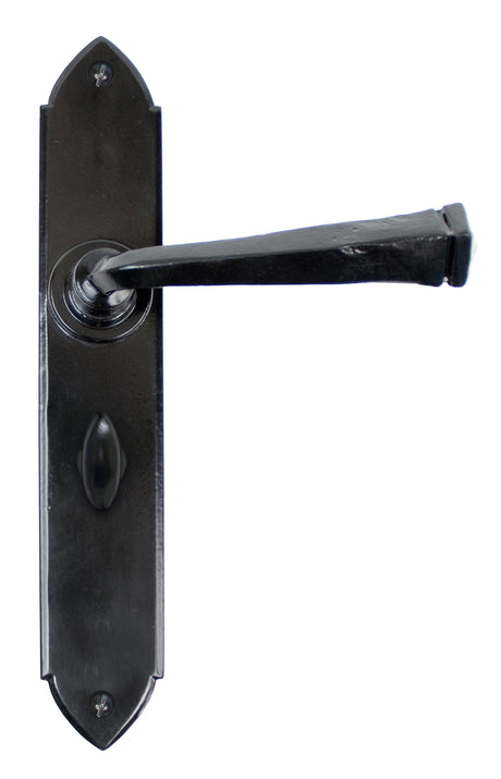 From The Anvil - Black Gothic Lever Bathroom Set | Sku. 33274 | Trade Door Handles.