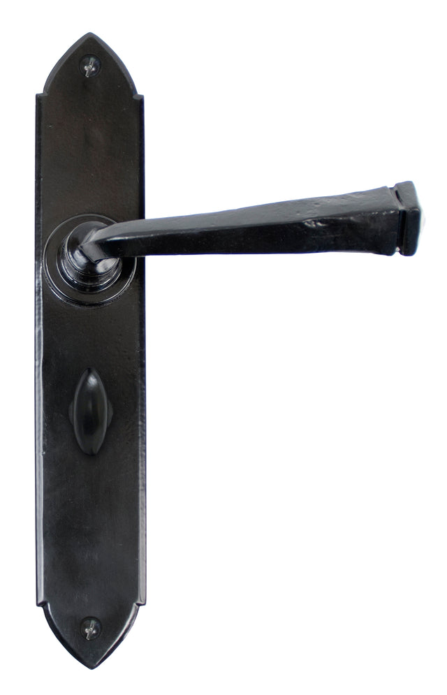 From The Anvil - Black Gothic Lever Bathroom Set | Sku. 33274 | Trade Door Handles.