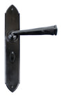 From The Anvil - Black Gothic Lever Bathroom Set | Sku. 33274 | Trade Door Handles.