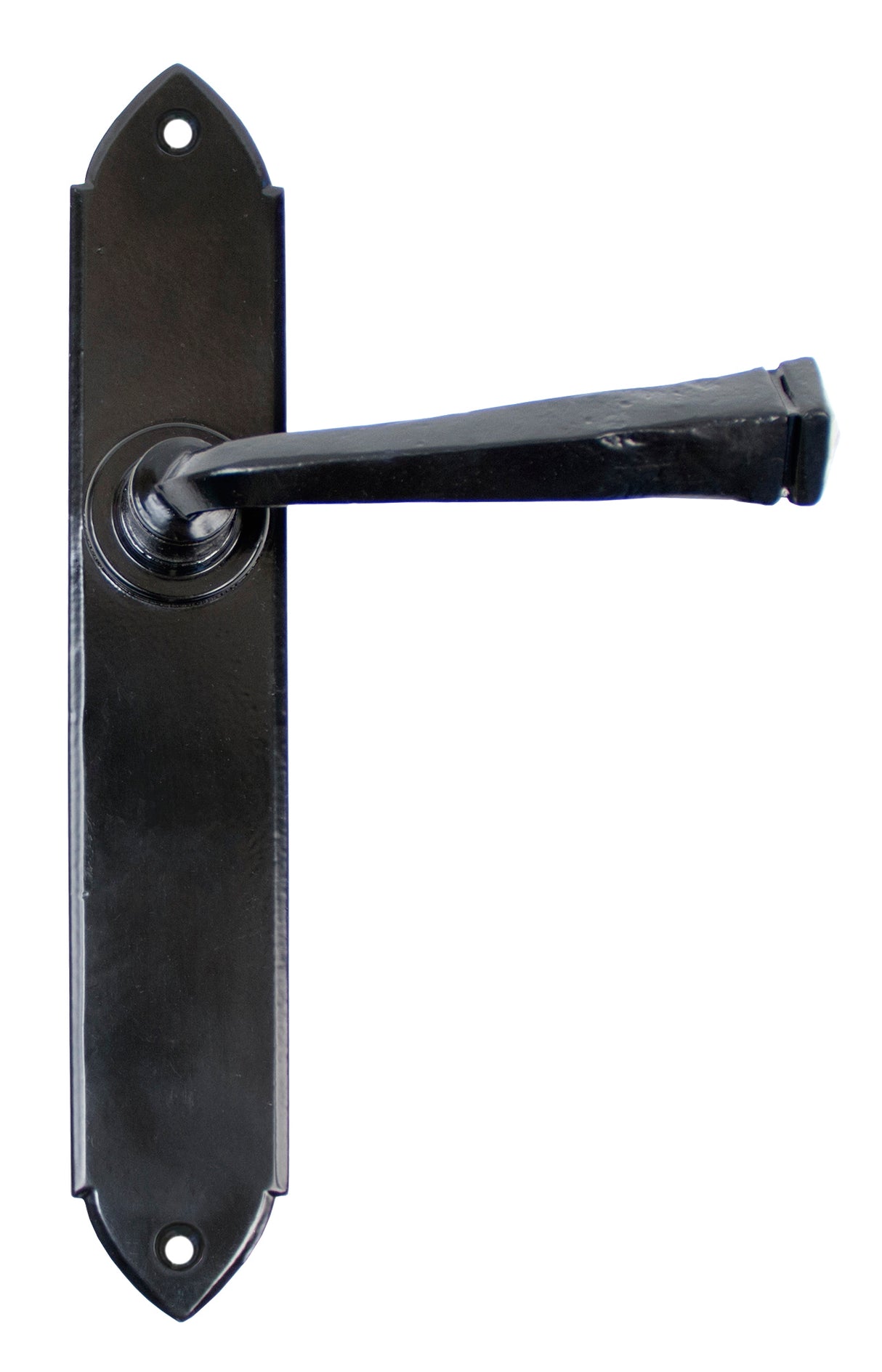 From The Anvil - Black Gothic Lever Latch Set | Sku. 33275 | Trade Door Handles.