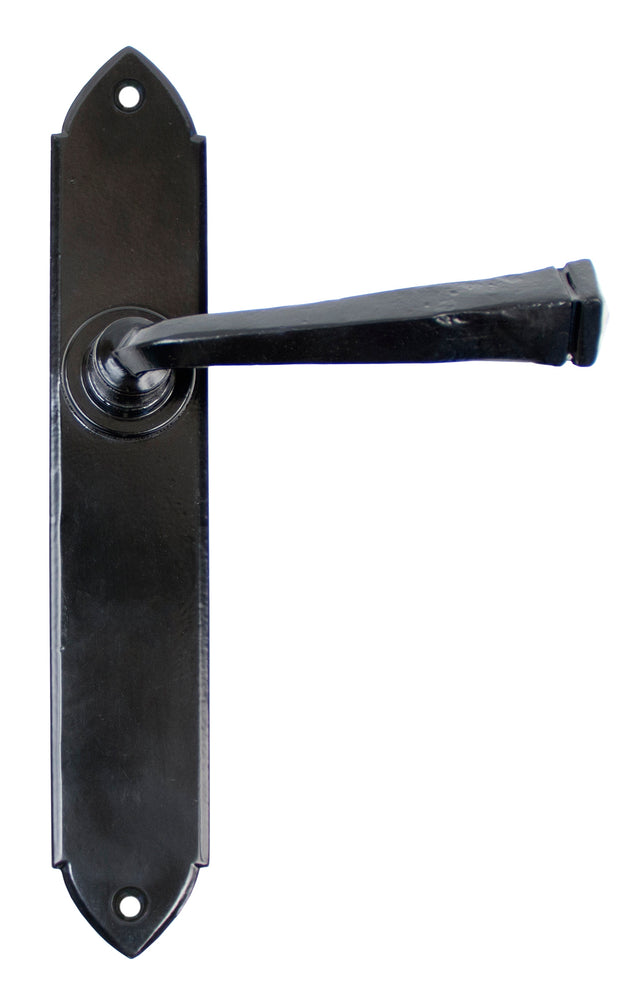 From The Anvil - Black Gothic Lever Latch Set | Sku. 33275 | Trade Door Handles.