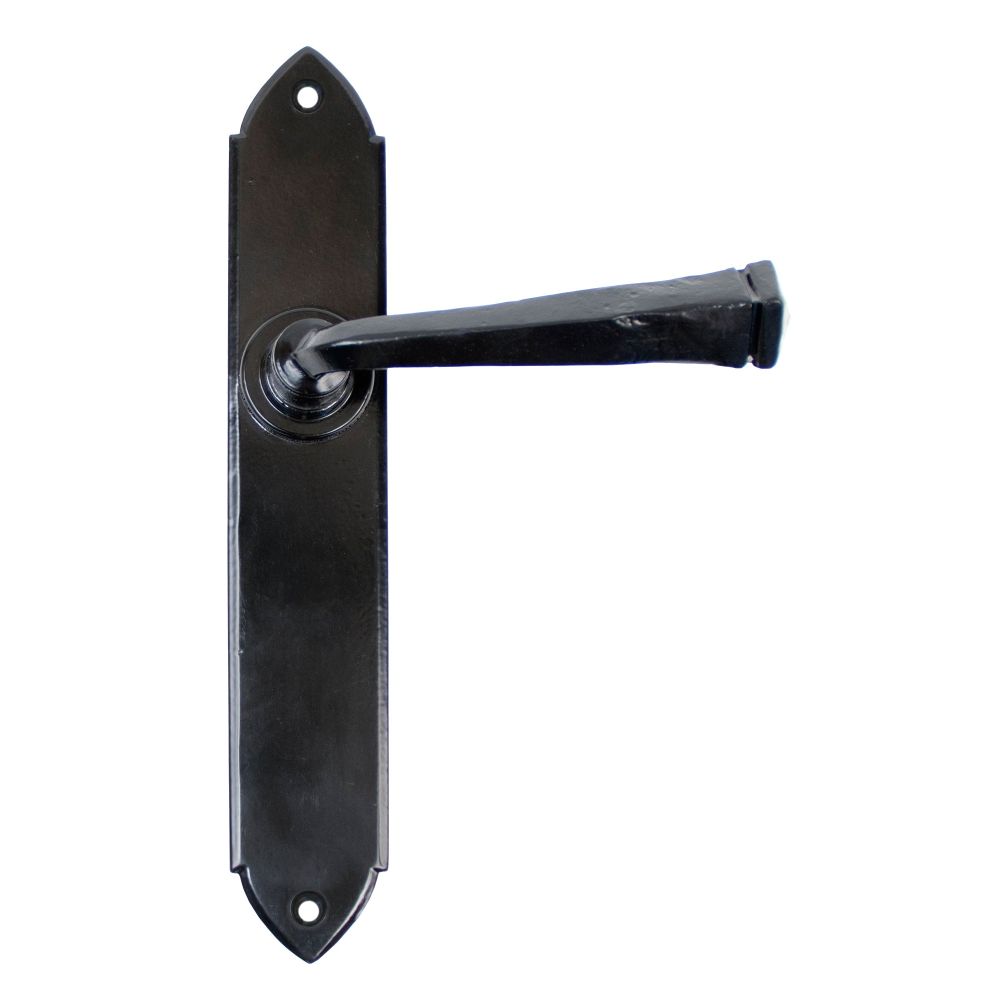 From The Anvil - Black Gothic Lever Latch Set | Sku. 33275 | Trade Door Handles.