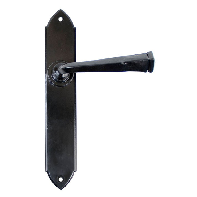 From The Anvil - Black Gothic Lever Latch Set | Sku. 33275 | Trade Door Handles.