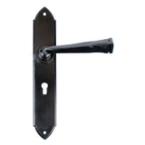 From The Anvil - Black Gothic Lever Lock Set | Sku. 33276 | Trade Door Handles.