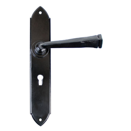 From The Anvil - Black Gothic Lever Lock Set | Sku. 33276 | Trade Door Handles.