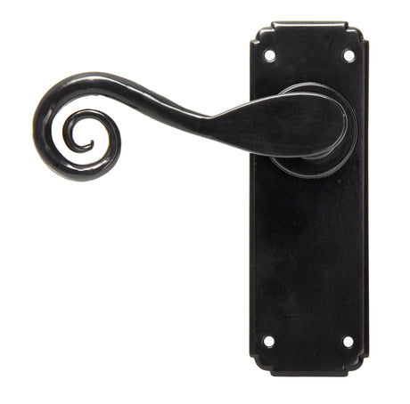 From The Anvil - Black Monkeytail Lever Latch Set | Sku. 33278 | Trade Door Handles.