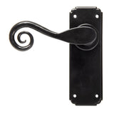 From The Anvil - Black Monkeytail Lever Latch Set | Sku. 33278 | Trade Door Handles.