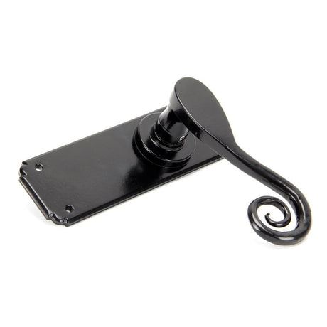 From The Anvil - Black Monkeytail Lever Latch Set | Sku. 33278 | Trade Door Handles.